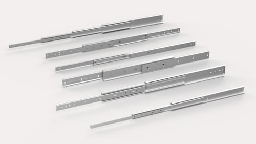 Telescopic rails